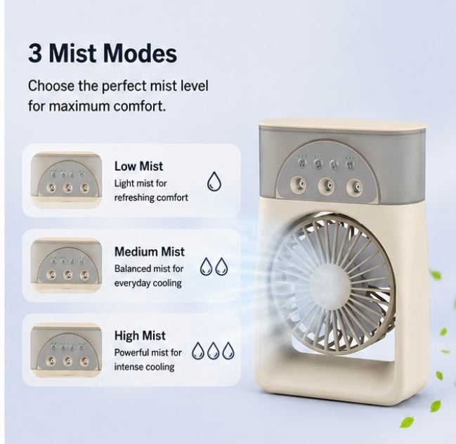 Mini Portable Air Cooler For Summer With Humdifier