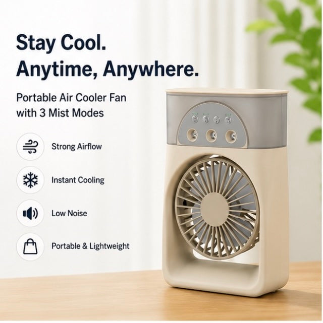 Mini Portable Air Cooler For Summer With Humdifier