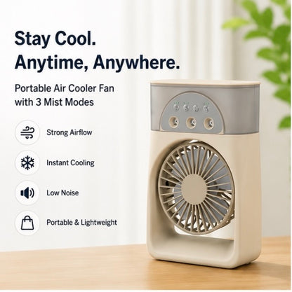 Mini Portable Air Cooler For Summer With Humdifier