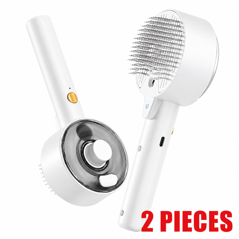 2-in-1 Pet Hair Remover Brush With Mist