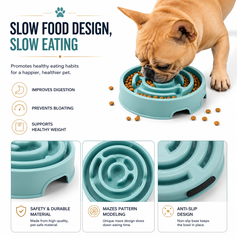 PawMaze Slow Feeder Bowl