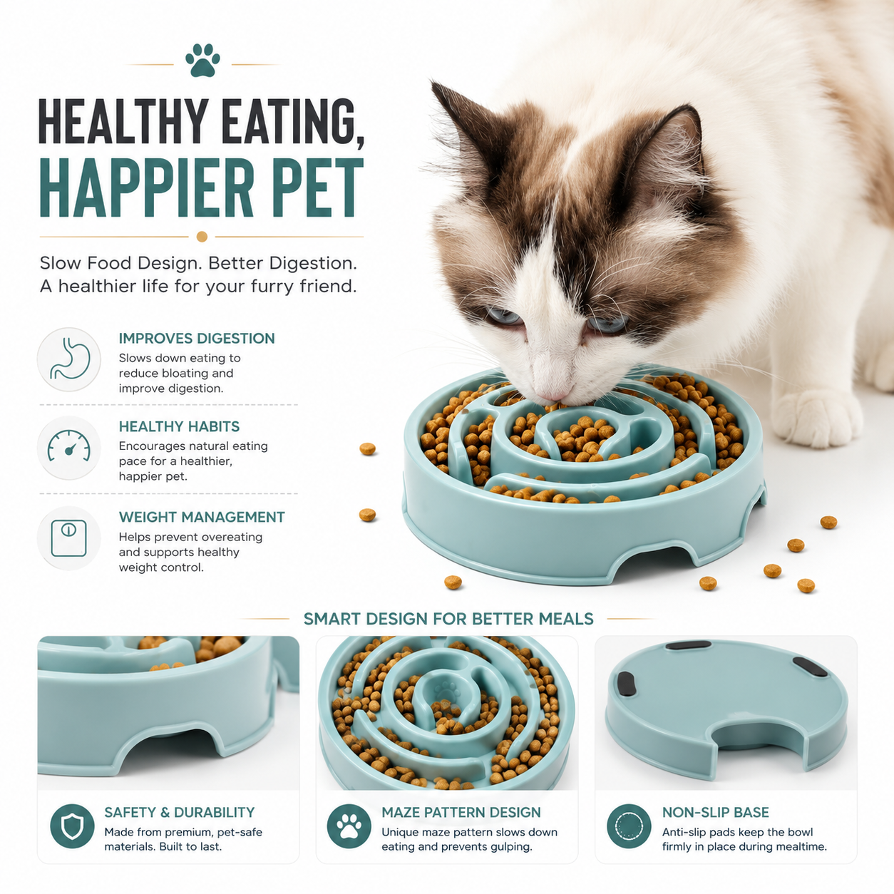 PawMaze Slow Feeder Bowl